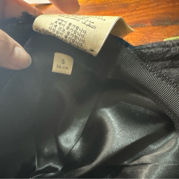 Gucci Black Mohair Baseball Hat NWT - Picture 5 of 7